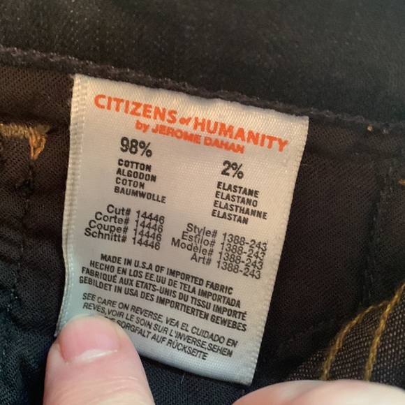 CITIZENS of Humanity Jeans, Thompson Medium Rise, Cropped Skinny, size 2… - Picture 16 of 16